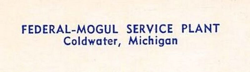 Federal Mogul Service Center - Postcard (newer photo)